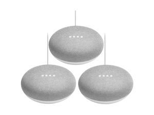 3 Pack Google Home Mini Personal Home Assistant Digital Media Streamer - Chalk 3 Pack Google Home Mini Personal Home Assistant Digital Media Streamer - Chalk