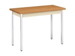 HON UTM2040CLCHR UTM2040 Utility Table Rectangle - 40" x 20" x 29" - Polyvinyl Chloride (PVC), Metal, Chrome, Steel - Putty HON UTM2040CLCHR UTM2040 Utility Table Rectangle - 40" x 20" x 29" - Polyvinyl Chloride (PVC), Metal, Chrome, Steel - Putty