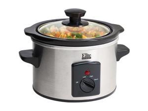 Elite 1.5Qt. Mini Slow Cooker Stainless MST-250XS Elite 1.5Qt. Mini Slow Cooker Stainless MST-250XS