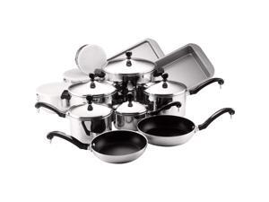 Farberware 71238 Classic Stainless Steel Cookware Pots and Pans Set, 17-Piece Farberware 71238 Classic Stainless Steel Cookware Pots and Pans Set, 17-Piece