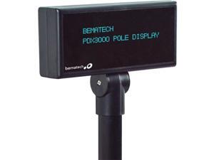 BEMATECH PDX3000U-BK PD3000 2x20 Customer Pole Display BEMATECH PDX3000U-BK PD3000 2x20 Customer Pole Display