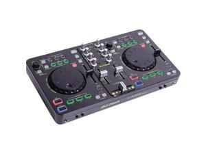 DJ-Tech DJ Control Surface with AUDIO I/O Built-in Touch Sensitive Jog Wheels DJ-Tech DJ Control Surface with AUDIO I/O Built-in Touch Sensitive Jog Wheels