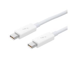 Apple Thunderbolt Cable (0.5 m) - White - Thunderbolt for iMac, MacBook Pro, MacBook Air - 2.50 GB/s - 1.64 ft - 1 x Mini DisplayPort Male Thunderbolt - 1 x Mini DisplayPort Male Thunderbolt - ... Apple Thunderbolt Cable (0.5 m) - White - Thunderbolt for iMac, MacBook Pro, MacBook Air - 2.50 GB/s - 1.64 ft - 1 x Mini DisplayPort Male Thunderbolt - 1 x Mini DisplayPort Male Thunderbolt - ...