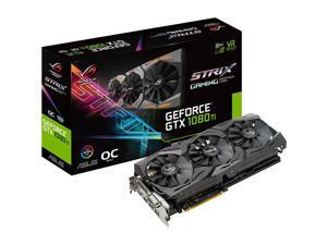 ROG ROG-STRIX-GTX1080TI-O11G-GAMING GeForce GTX 1080 Ti Graphic Card - 1.59 GHz Core - 1.71 GHz Boost Clock - 11 GB GDDR5X - Triple Slot Space Required ROG ROG-STRIX-GTX1080TI-O11G-GAMING GeForce GTX 1080 Ti Graphic Card - 1.59 GHz Core - 1.71 GHz Boost Clock - 11 GB GDDR5X - Triple Slot Space Required