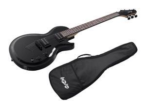 Monoprice Indio 66 Classic Electric Guitar with Gig Bag-Black Monoprice Indio 66 Classic Electric Guitar with Gig Bag-Black