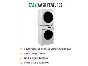 EW 824 & ED 850 Stackable set of Compact Super Washer & Compact Short Dryer EW 824 & ED 850 Stackable set of Compact Super Washer & Compact Short Dryer