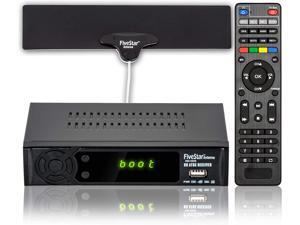 Five Star HD Digital TV CONVERTER BOX w/ 1080p HDMI Output, ATSC, 40 Miles Over The Air(OTA) Flat Antenna & Amplifier, Daily/Weekly Scheduled PVR Recorder w. TV Control Learning Buttons Five Star HD Digital TV CONVERTER BOX w/ 1080p HDMI Output, ATSC, 40 Miles Over The Air(OTA) Flat Antenna & Amplifier, Daily/Weekly Scheduled PVR Recorder w. TV Control Learning Buttons