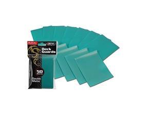 BCW Deck Guards Double Matte Card Sleeves - Teal, 50-Count (Standard) BCW Deck Guards Double Matte Card Sleeves - Teal, 50-Count (Standard)