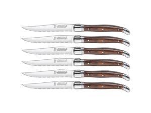 Trudeau Set of 6 Laguiole Pakkawood Steak Knives Trudeau Set of 6 Laguiole Pakkawood Steak Knives