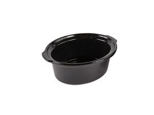 Replacement Stoneware - Crock-Pot 8-Quart Oval Slow Cooker - Black 183111-000-000 Replacement Stoneware - Crock-Pot 8-Quart Oval Slow Cooker - Black 183111-000-000