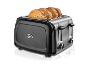Oster 4-Slice Toaster, Black Metallic TSSTTRPMB4-NP Oster 4-Slice Toaster, Black Metallic TSSTTRPMB4-NP