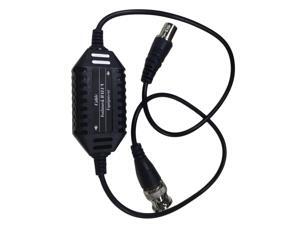 Black CCTV Balun Ground Loop Isolator Coaxial BNC Male to Female for Audio Video Black CCTV Balun Ground Loop Isolator Coaxial BNC Male to Female for Audio Video