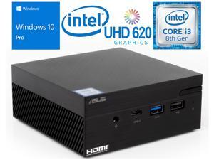 ASUS VivoMini PN60 Mini PC/HTPC, Intel Dual-Core i3-8130U 2.2GHz Upto 3.4GHz, 16GB DDR4, 256GB SSD Plus 1TB HDD, 4K UHD Support, 2x HDMI, Dual-Monitor Capable, USB, Wifi, Bluetooth, Windows 10 Pro ASUS VivoMini PN60 Mini PC/HTPC, Intel Dual-Core i3-8130U 2.2GHz Upto 3.4GHz, 16GB DDR4, 256GB SSD Plus 1TB HDD, 4K UHD Support, 2x HDMI, Dual-Monitor Capable, USB, Wifi, Bluetooth, Windows 10 Pro