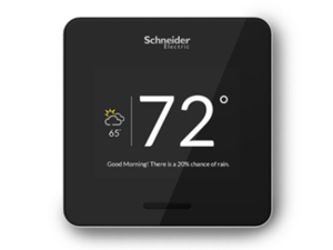 Schneider Electric Wiser Air Wi-Fi Smart Thermostat with Comfort Boost, Black Schneider Electric Wiser Air Wi-Fi Smart Thermostat with Comfort Boost, Black