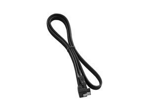 CableMod ModFlex Right Angle SATA 3 Cable 60cm - Black CableMod ModFlex Right Angle SATA 3 Cable 60cm - Black