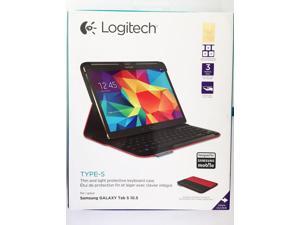 Logitech Type-S Wireless Keyboard Case for Samsung Galaxy Tab S 10.5-Bright Red Logitech Type-S Wireless Keyboard Case for Samsung Galaxy Tab S 10.5-Bright Red