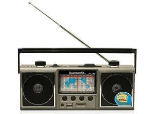 QFX J-114U AM/FM Portable Radio Shortwave World Receiver +USB/SD Inputs QFX J-114U AM/FM Portable Radio Shortwave World Receiver +USB/SD Inputs