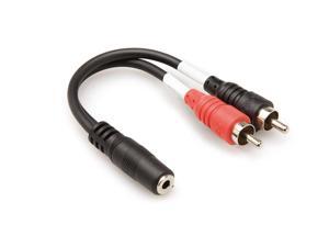 Hosa Stereo Mini (3.5mm) Female to 2 RCA Male Y-Cable (6") YMR-197 Hosa Stereo Mini (3.5mm) Female to 2 RCA Male Y-Cable (6") YMR-197