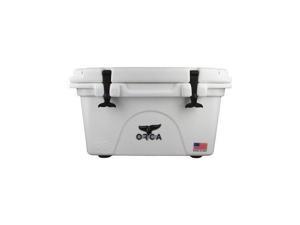 Orca Coolers ORCW026 Insulated 26 QT Quart White Ice Chest Cooler Orca Coolers ORCW026 Insulated 26 QT Quart White Ice Chest Cooler