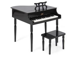 Childs Grand Baby Piano with Kids Bench of Solid Wood Construction Childs Grand Baby Piano with Kids Bench of Solid Wood Construction
