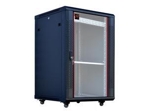 18U 24" Deep IT Free Standing Server Rack Cabinet Network New Design Enclosure. BONUS Free!!! 8-Way PDU, Casters, Cooling Fan, Shelf. 18U 24" Deep IT Free Standing Server Rack Cabinet Network New Design Enclosure. BONUS Free!!! 8-Way PDU, Casters, Cooling Fan, Shelf.