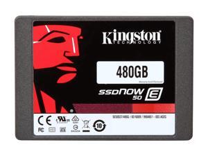 Kingston SSDNow E50 SE50S37/480G 2.5" 480GB SATA 6Gb/s MLC Enterprise Solid State Drive Kingston SSDNow E50 SE50S37/480G 2.5" 480GB SATA 6Gb/s MLC Enterprise Solid State Drive
