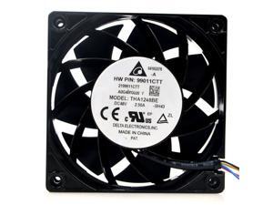 Original Delta Axial flow fan THA1248BE 12038 48V 2.5A 12CM Violent aluminum frame network device fan Original Delta Axial flow fan THA1248BE 12038 48V 2.5A 12CM Violent aluminum frame network device fan