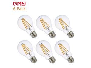 LED Edison Light Bulb Dimmable - A19 Vintage LED Filament Bulb 800 Lumens 8.3 Watt - 60W Equivalent - E26 2700 Kelvin Soft White Clear Glass(6 PACK) LED Edison Light Bulb Dimmable - A19 Vintage LED Filament Bulb 800 Lumens 8.3 Watt - 60W Equivalent - E26 2700 Kelvin Soft White Clear Glass(6 PACK)