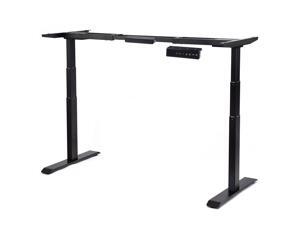 Electric Height Adjustable Standing Desk Frame Dual Motor & Memory Control Black Electric Height Adjustable Standing Desk Frame Dual Motor & Memory Control Black