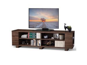 59" Wood TV Stand Console Storage Entertainment Media Center w/ Adjustable Shelf 59" Wood TV Stand Console Storage Entertainment Media Center w/ Adjustable Shelf