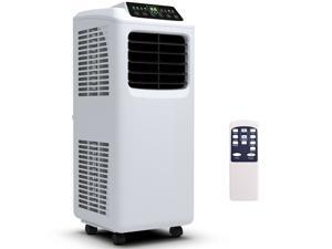 COSTWAY 10000 BTU Air Conditioner, Portable Air Conditioner Unit with Remote Control Dehumidifier Function Window Wall Mount COSTWAY 10000 BTU Air Conditioner, Portable Air Conditioner Unit with Remote Control Dehumidifier Function Window Wall Mount