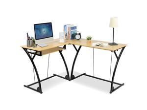 Details about L-Shaped Home Office Corner Desk Computer PC Laptop Table Gaming Workstation Details about L-Shaped Home Office Corner Desk Computer PC Laptop Table Gaming Workstation