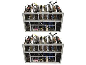 2-Pack MintCell SPARTAN V2 Open Air Crypto Mining Rig Computer Case Frame Chassis - Up to 10 GPUs! For Cryptocurrency Blockchain Ethereum ETH ZCash ZEC Monero XMR GPU Miners 2-Pack MintCell SPARTAN V2 Open Air Crypto Mining Rig Computer Case Frame Chassis - Up to 10 GPUs! For Cryptocurrency Blockchain Ethereum ETH ZCash ZEC Monero XMR GPU Miners
