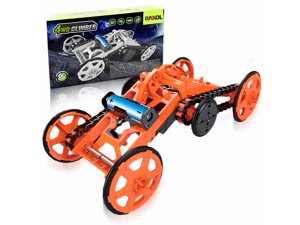 Engineering Stem DIY Car Assembly Gift Toy for Boys Kids & Adults - 4WD Electric Mechanical Construction Car Kit, Real Cool Motor Climbing Vehicle for Science Experiments & Circuit Building Projects Engineering Stem DIY Car Assembly Gift Toy for Boys Kids & Adults - 4WD Electric Mechanical Construction Car Kit, Real Cool Motor Climbing Vehicle for Science Experiments & Circuit Building Projects
