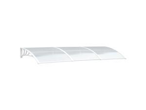 MCombo 40"×120" Window Awning Outdoor Polycarbonate Front Door Patio Cover Garden Canopy, 6055-4012 (Pure White Bracket Home Garden Yard Outdoor Living Garden Structures Shade, Awnings Canopies MCombo 40"×120" Window Awning Outdoor Polycarbonate Front Door Patio Cover Garden Canopy, 6055-4012 (Pure White Bracket Home Garden Yard Outdoor Living Garden Structures Shade, Awnings Canopies