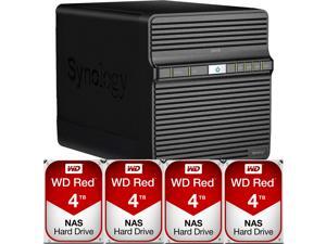 Synology DS418j DiskStation Fully Assembled and Tested with 16TB (4 x 4TB) of Western Digital NAS Drives By CustomTechSales Synology DS418j DiskStation Fully Assembled and Tested with 16TB (4 x 4TB) of Western Digital NAS Drives By CustomTechSales