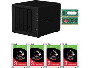 Synology DS918+ DiskStation Fully Assembled and Tested with 8GB RAM and 12TB (4 x 3TB) of Seagate Ironwolf NAS Drives By CustomTechSales Synology DS918+ DiskStation Fully Assembled and Tested with 8GB RAM and 12TB (4 x 3TB) of Seagate Ironwolf NAS Drives By CustomTechSales