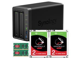 Synology DS718+ DiskStation Fully Assembled and Tested with 8GB RAM and 4TB (2 x 2TB) of Seagate Ironwolf NAS Drives By CustomTechSales Synology DS718+ DiskStation Fully Assembled and Tested with 8GB RAM and 4TB (2 x 2TB) of Seagate Ironwolf NAS Drives By CustomTechSales