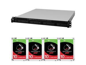 Synology RS818+ 4-Bay RackStation with 40TB (4 x 10TB) Seagate Ironwolf NAS Drives Fully Assembled and Tested By CustomTechSales Synology RS818+ 4-Bay RackStation with 40TB (4 x 10TB) Seagate Ironwolf NAS Drives Fully Assembled and Tested By CustomTechSales