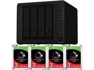 Synology DS418play DiskStation Preconfigured with 8GB RAM and 12TB (4 x 3TB) Seagate Ironwolf NAS Drives Synology DS418play DiskStation Preconfigured with 8GB RAM and 12TB (4 x 3TB) Seagate Ironwolf NAS Drives