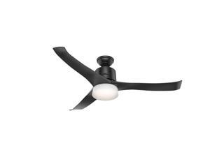 Hunter WiFi Enabled HomeKit Compatible 54" Symphony Matte Black Ceiling Fan Hunter WiFi Enabled HomeKit Compatible 54" Symphony Matte Black Ceiling Fan