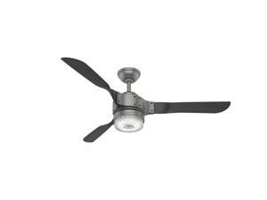 Hunter 59381 WiFi Enabled HomeKit Compatible 54" Apache Matte Silver Ceiling Fan Hunter 59381 WiFi Enabled HomeKit Compatible 54" Apache Matte Silver Ceiling Fan