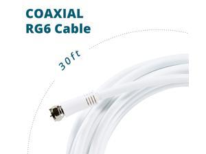 30ft ANTOP RG6 Coaxial Cable F type HDTV Antenna Cable Satellite Receivers TVs 30ft ANTOP RG6 Coaxial Cable F type HDTV Antenna Cable Satellite Receivers TVs