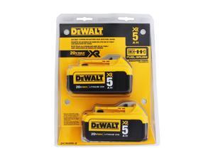 DeWALT DCB205-2 20V MAX* Premium XR 5.0Ah Lithium Ion Power Tool Battery -2 Pack DeWALT DCB205-2 20V MAX* Premium XR 5.0Ah Lithium Ion Power Tool Battery -2 Pack