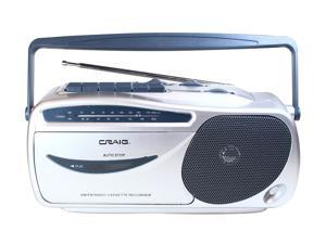 Craig Electronics CD6911 Portable AM/FM Radio Cassette Player with Recorder Craig Electronics CD6911 Portable AM/FM Radio Cassette Player with Recorder