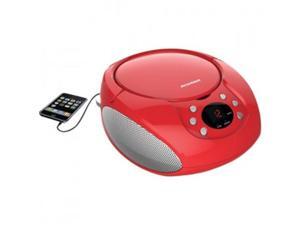 Sylvania CURSRCD261BRD Portable Cd Player With Am & Fm Radio, Red Sylvania CURSRCD261BRD Portable Cd Player With Am & Fm Radio, Red