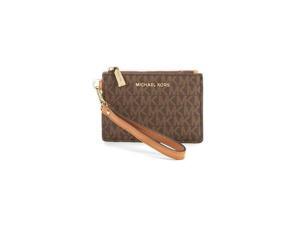 Michael Kors Mercer Logo Coin Purse - Brown - 32T7GM9P1V-200 Michael Kors Mercer Logo Coin Purse - Brown - 32T7GM9P1V-200