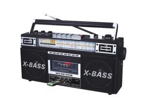 Qfx J22UBLK Radio And Cassette To Mp3 Converter - Black Qfx J22UBLK Radio And Cassette To Mp3 Converter - Black