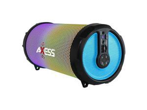 Axess SPBL1044BL LED Bluetooth Media Speaker with FM, Blue Axess SPBL1044BL LED Bluetooth Media Speaker with FM, Blue