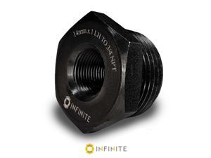 Infinite Product Solutions 14LH-34NPT-BS 14 mm x 1 Left Hand to .75 National Pipe Thread Steel Adapter Infinite Product Solutions 14LH-34NPT-BS 14 mm x 1 Left Hand to .75 National Pipe Thread Steel Adapter
